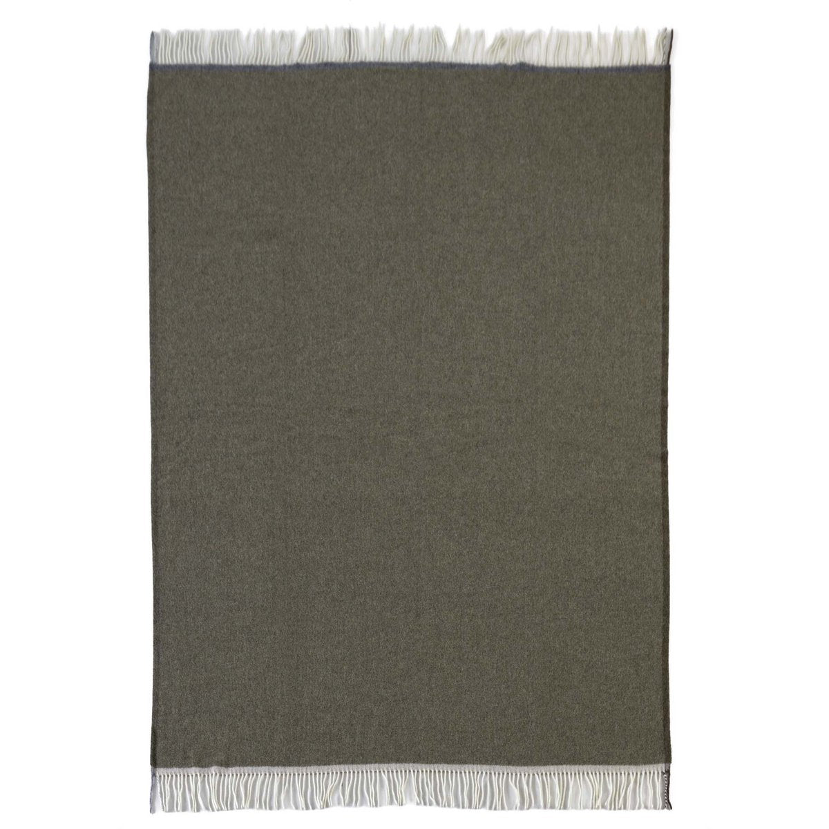 Merino/Kaschmir Decke Mailand Verde Orlo