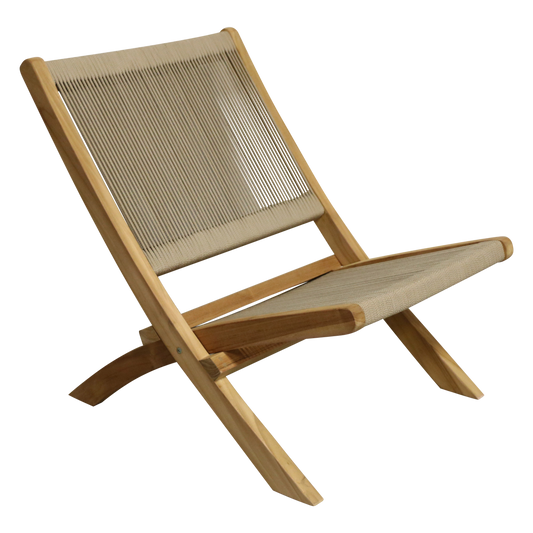 Lounge Seilklappstuhl beige