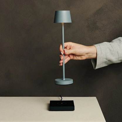 Vondel Mini Mouse Graue kabellose Lampe | Dimmbar und perfekt für das Gastgewerbe