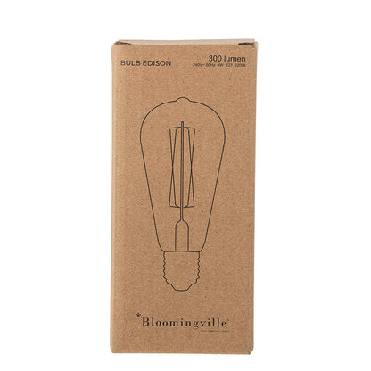 Bloomingville Edison LED-Glühbirne, Klar, Glas