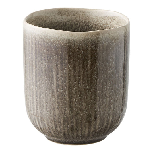 Handgefertigte Becher Viola, 4er-Set, grau