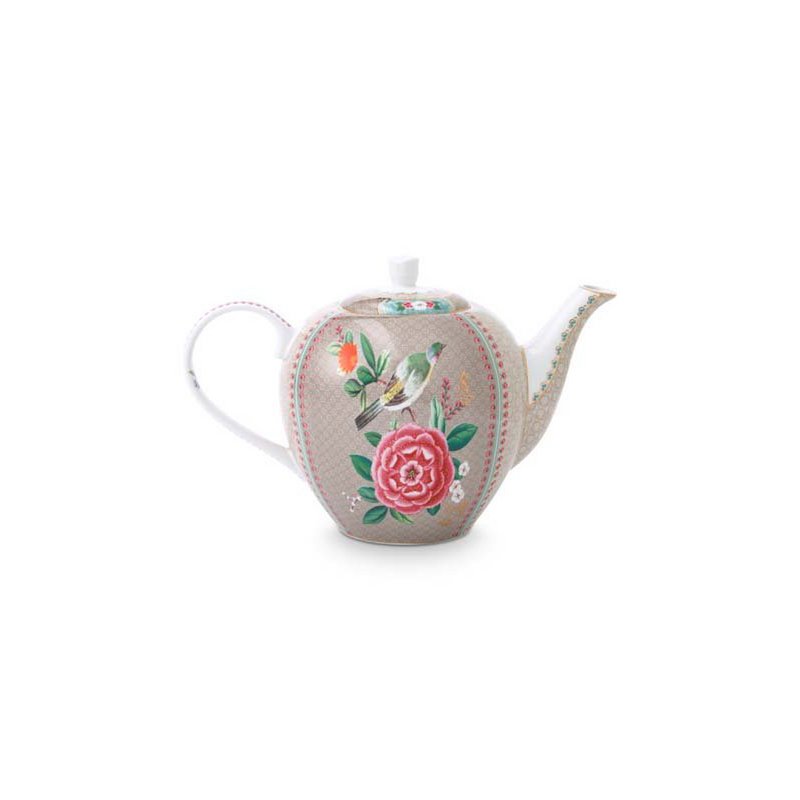Pip Studio Teekanne Large Blushing Birds Khaki 1.6ltr