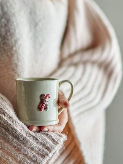 Bloomingville Kenai Tasse, Rot, Steingut