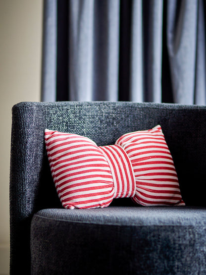 Bloomingville Livia Kissen, Rot, Baumwolle OEKO-TEX®
