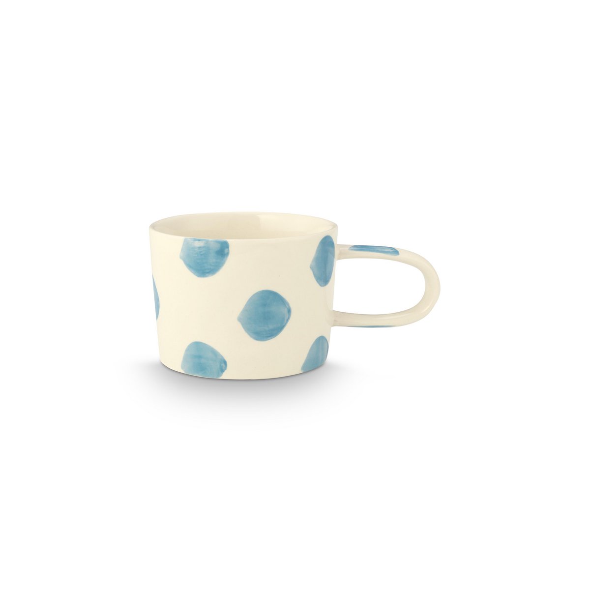 Mug with Ear Dots Light Blue 350ml