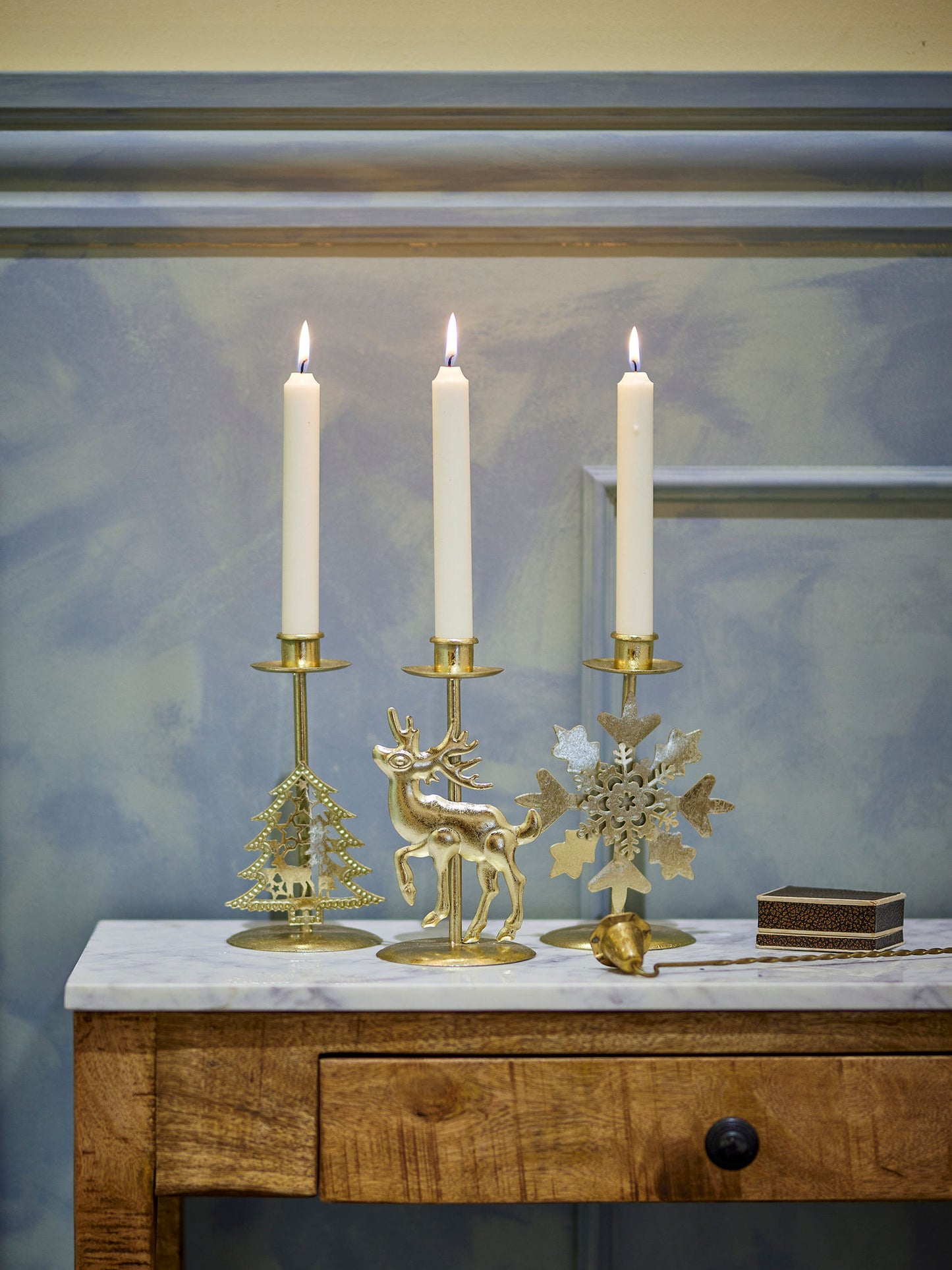 Bloomingville Sauda Kerzenhalter, Gold, Metall