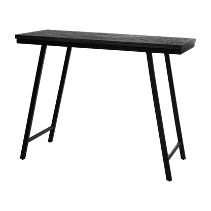 Der Herringbone-Hochtisch – Schwarz – 140 cm