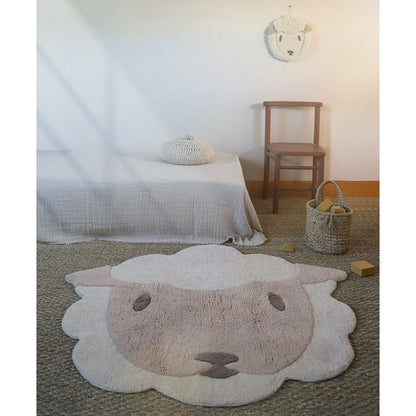 LOLHO kleiner Schaf-Kinderteppich