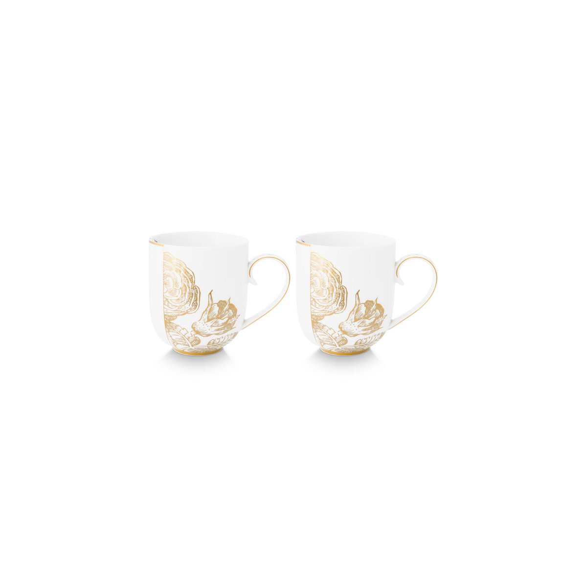 2er Set PIP Studio Tassen Large Royal White