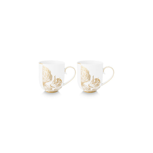 2er Set PIP Studio Tassen Large Royal White