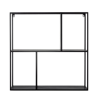 Bloomingville Mack Regal, Schwarz, Metall