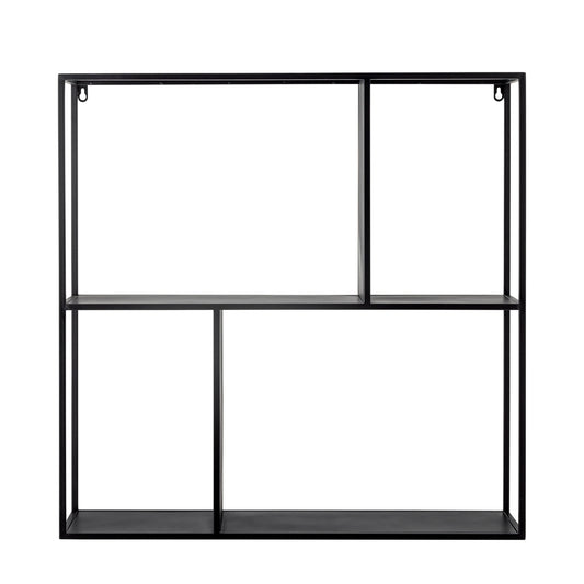 Bloomingville Mack Regal, Schwarz, Metall