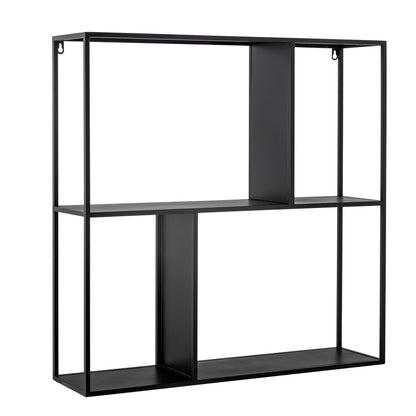 Bloomingville Mack Regal, Schwarz, Metall