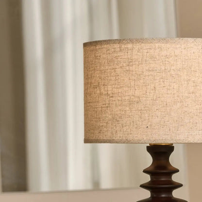 Bodhi Dunkelbraune Holzlampe