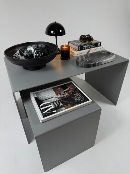 Couchtisch aus Aluminium