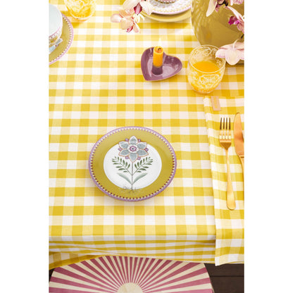 Plate Lily&Lotus Yellow 21cm