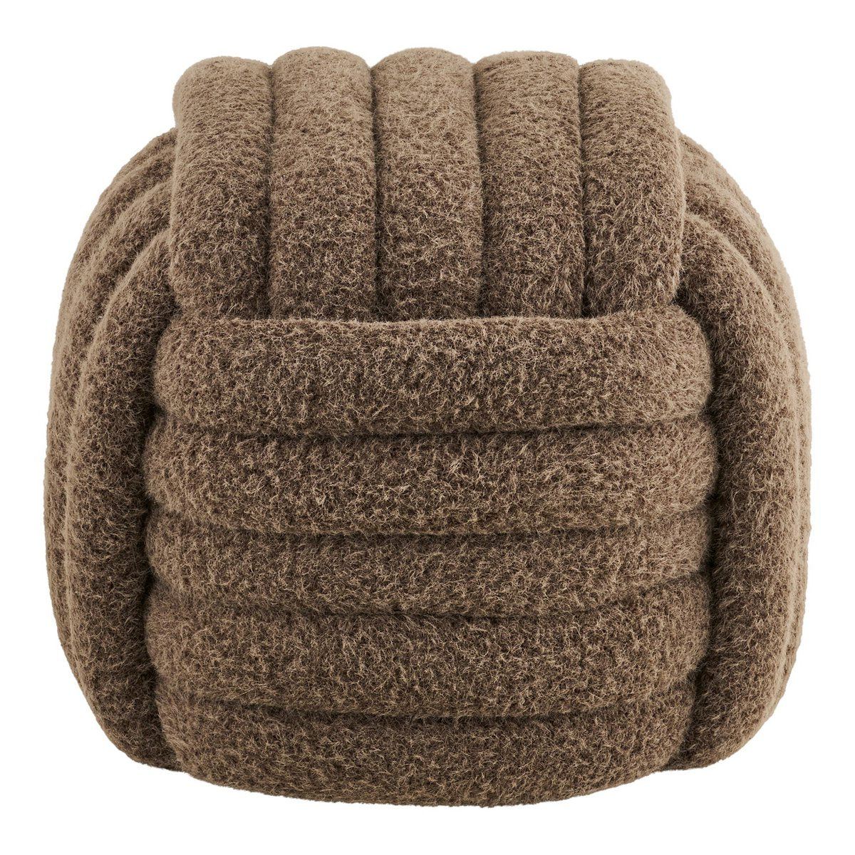 Napier Pouf, braun, 48x48x43 cm