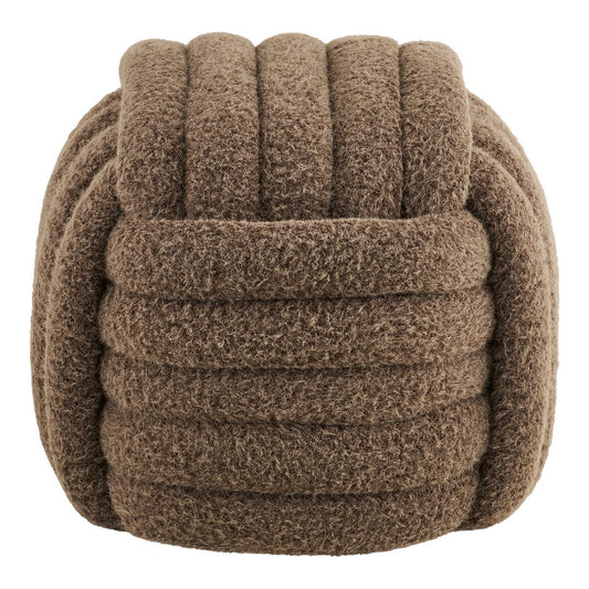 Napier Pouf, braun, 48x48x43 cm