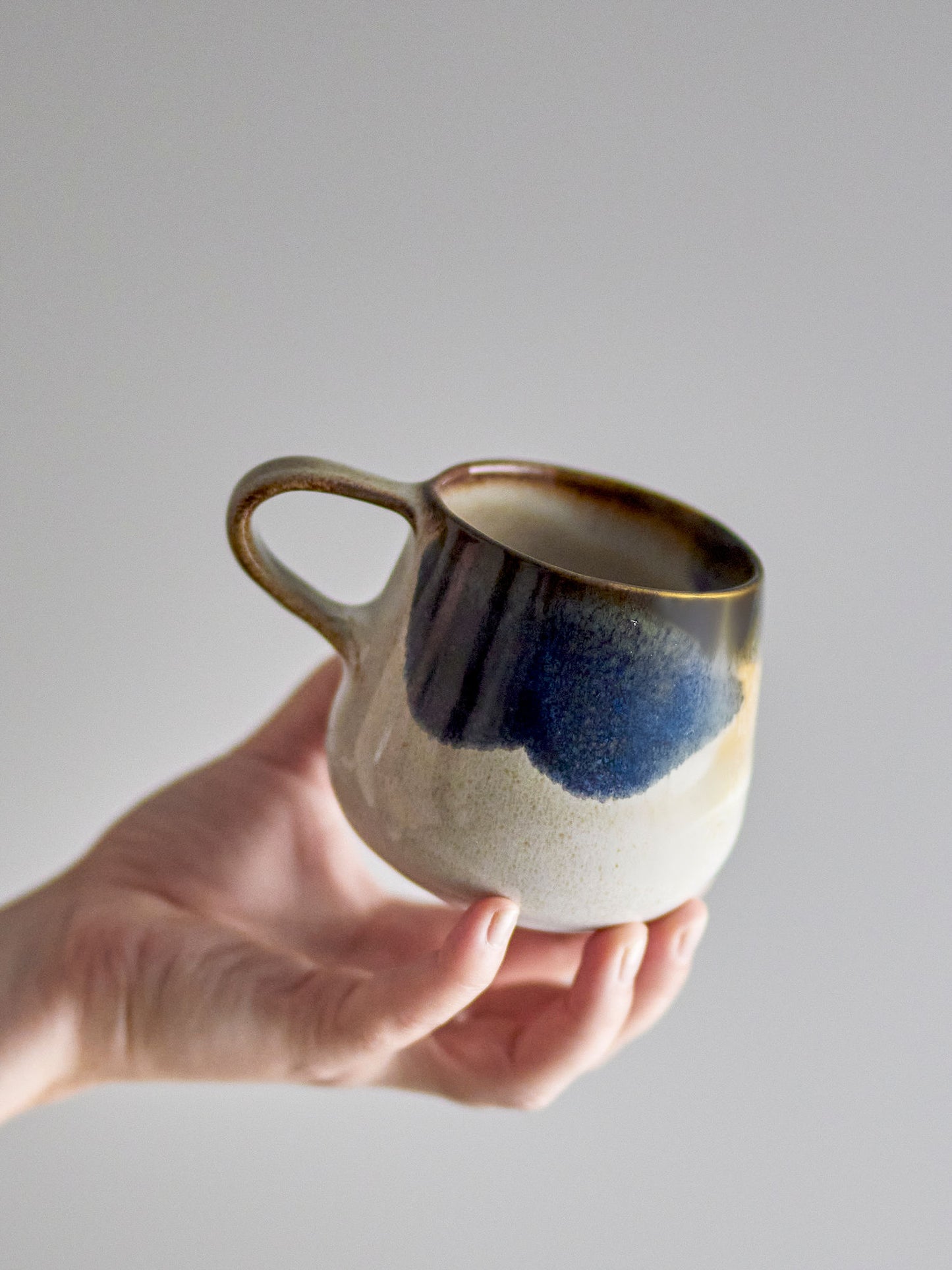 Bloomingville Jules Tasse, Blau, Steingut