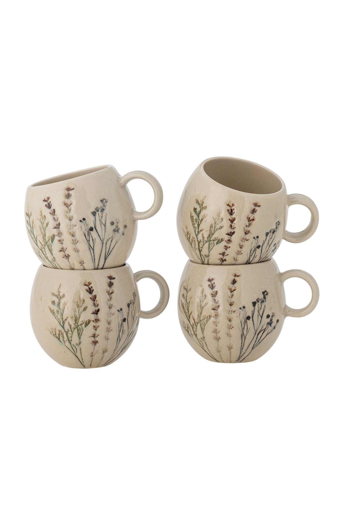 Bloomingville Bea Tasse, Multipack, Natur, Steingut