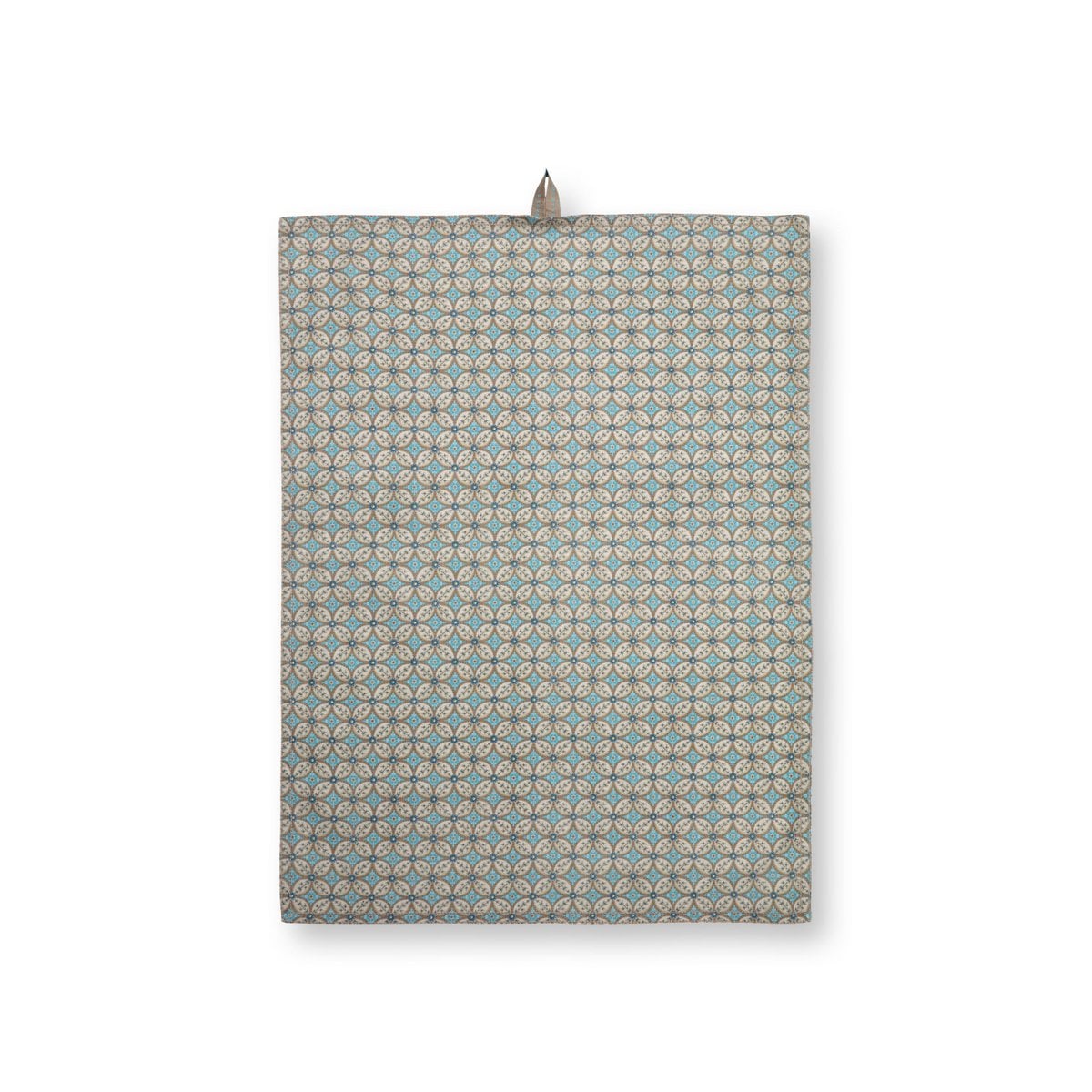 Pip Studio Geschirrtücher 2x Blooming Tales Bustani-Pashmina Khaki-Blue 50x70cm