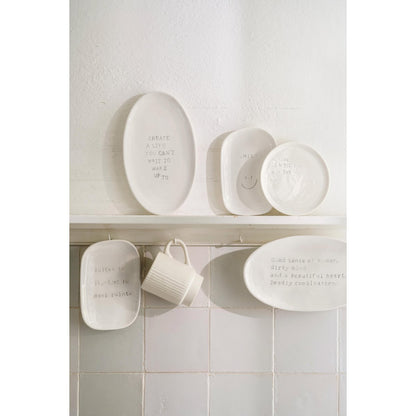 Wall Plate Ceramic Monday 15cm