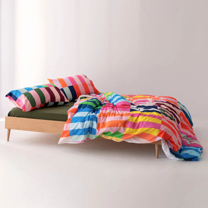 HAPPY FRIDAY Color Pop farbiger Bettbezug: 140x200 cm, 155x220cm OEKO-TEX®