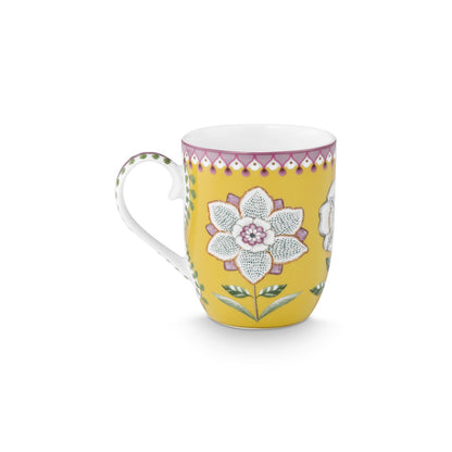 Pip Studio Becher 2x Small Lily&Lotus Yellow