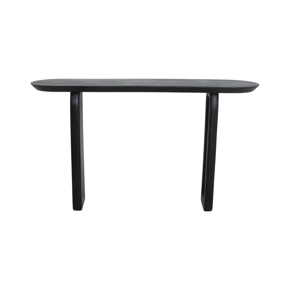 Bullnose Consolet Tisch schwarz