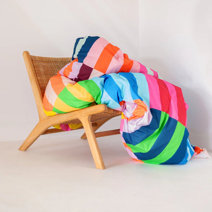 HAPPY FRIDAY Color Pop farbiger Bettbezug: 140x200 cm, 155x220cm OEKO-TEX®