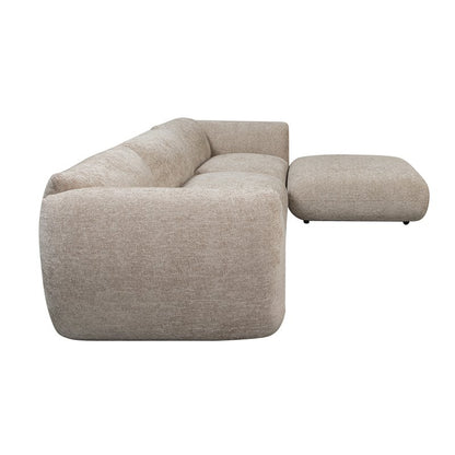 Sofa Amsterdam 4-Sitzer + Ottomane Latte