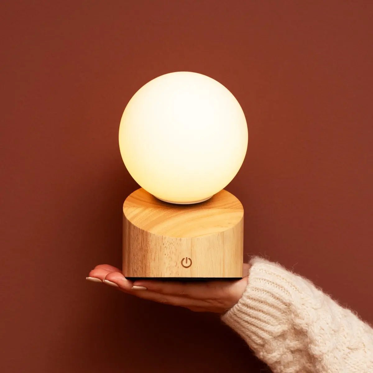 Morris Hellbraune wiederaufladbare Lampe | Stilvolles, kabelloses und nachhaltiges Design