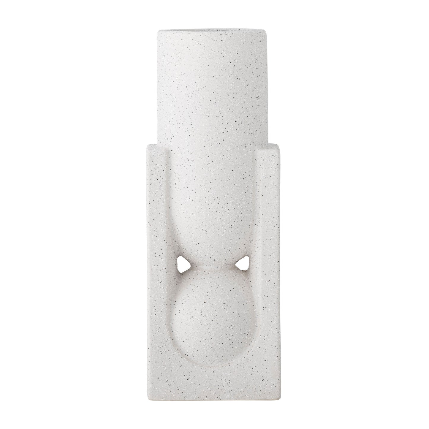 Bloomingville Salome Vase, Weiß, Steingut