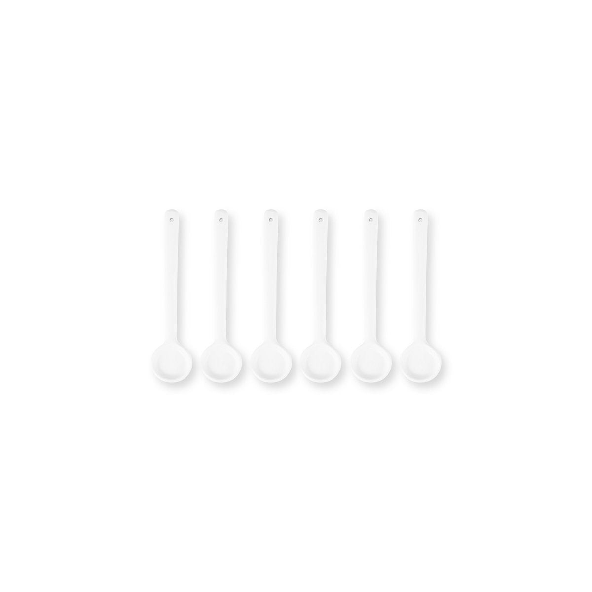 6er Löffelset White Small