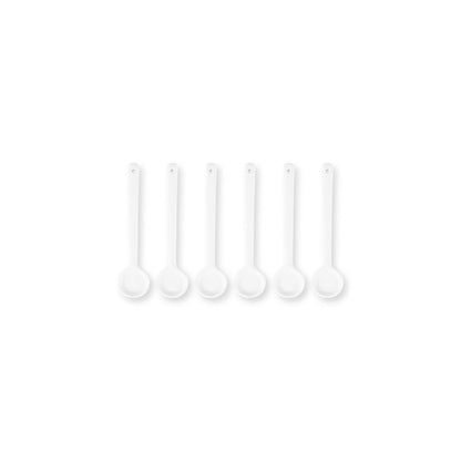 6er Löffelset White Small