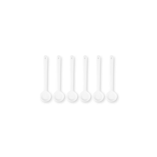 6er Löffelset White Small