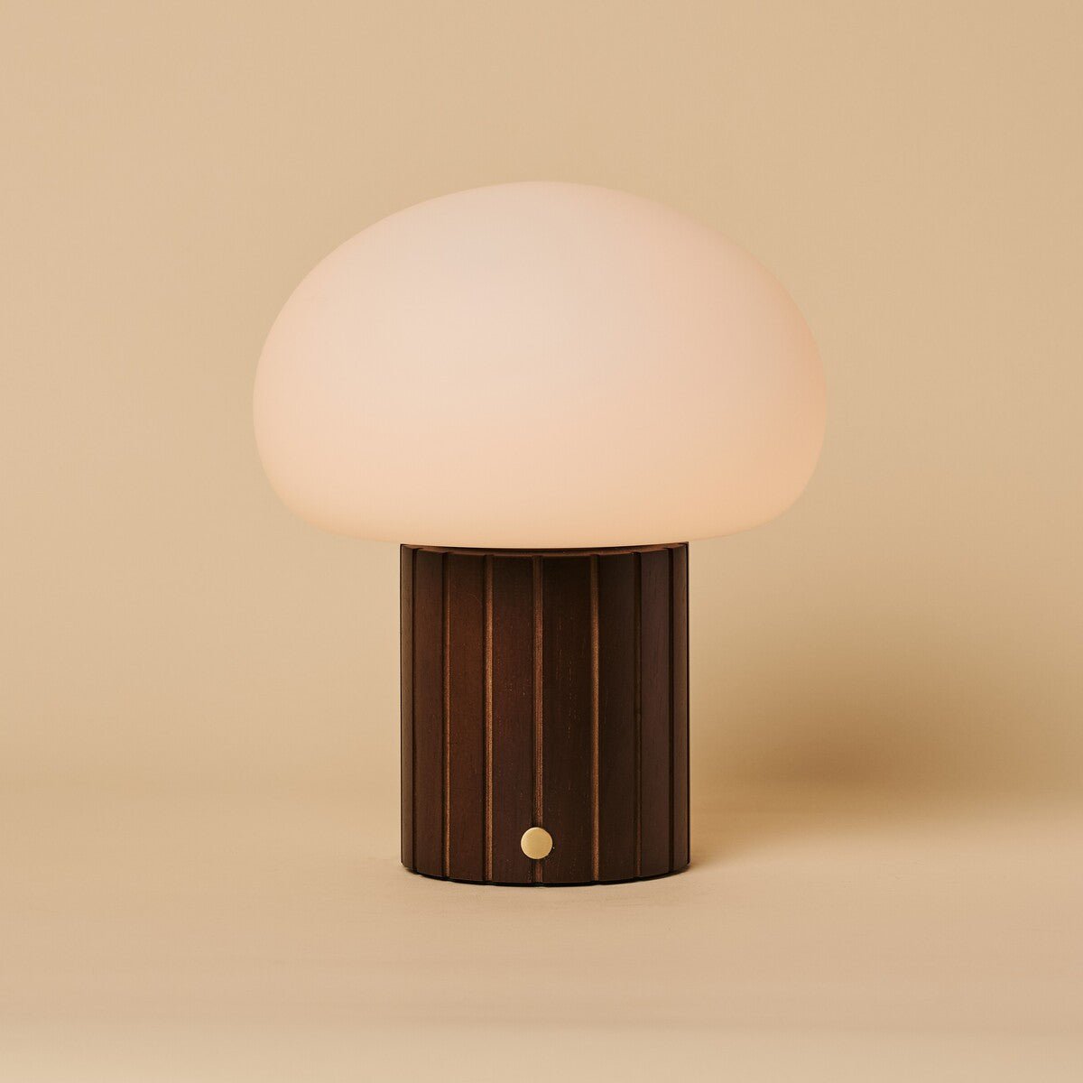 Pieter Dunkelbraune wiederaufladbare Tischlampe