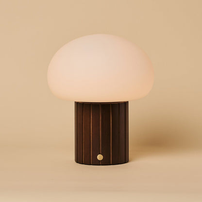 Pieter Dunkelbraune wiederaufladbare Tischlampe