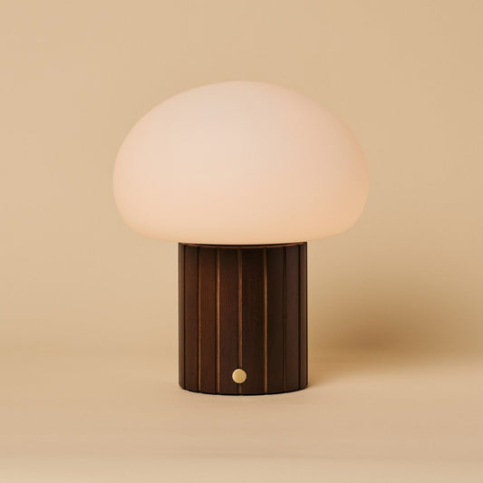 Pieter Dunkelbraune wiederaufladbare Tischlampe