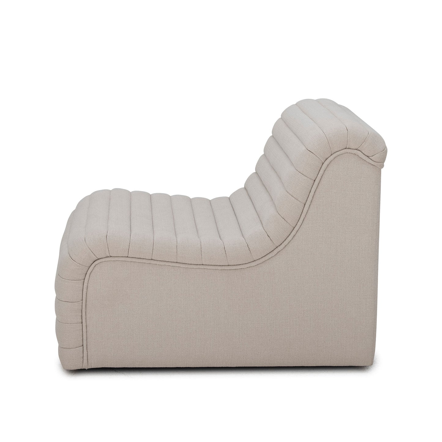 Bloomingville Allure Loungesessel, Natur, Polyester
