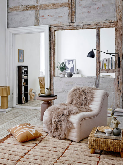 Bloomingville Allure Loungesessel, Natur, Polyester