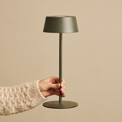 Hugo Olivgrüne wiederaufladbare Tischlampe