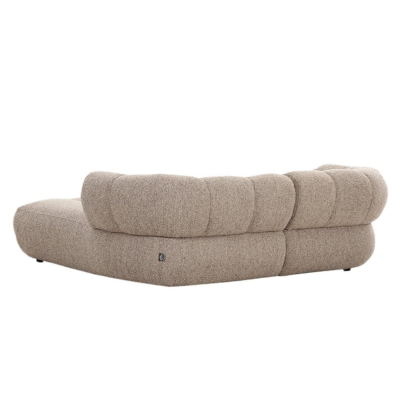 Sofa New York 2,5-Sitzer (rechte Lounge) Sand Bouclé
