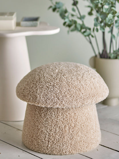 Bloomingville Bocca Pouf, Natur, Polyester
