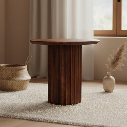 Bullnose Side Table Braun 50cm