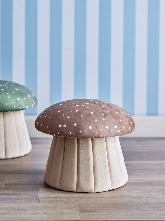 Bloomingville MINI Lue Pouf, Bunt, FSC®100%, MDF