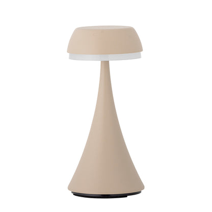 Bloomingville Pepple Tragbare Lamp, Wiederaufladbar, Natur, Aluminium
