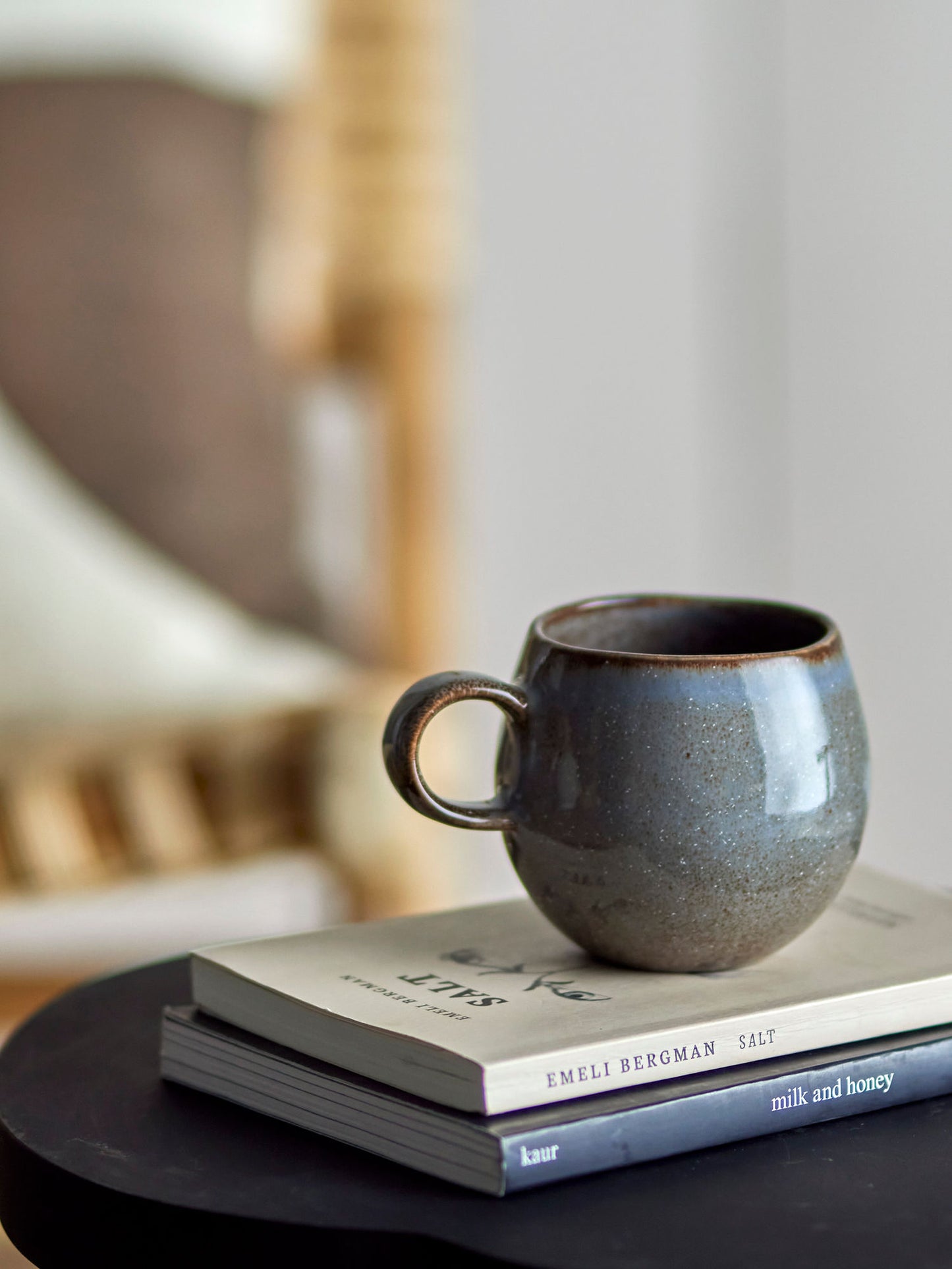 Bloomingville Sandrine Tasse, Grau, Steingut