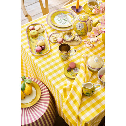 Cake Tray Lily&Lotus Yellow 33.3x15.5cm
