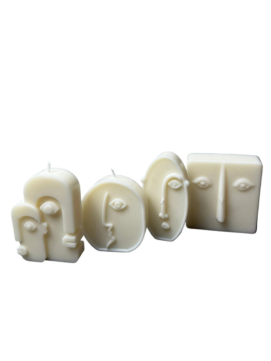 Face Shape Candles